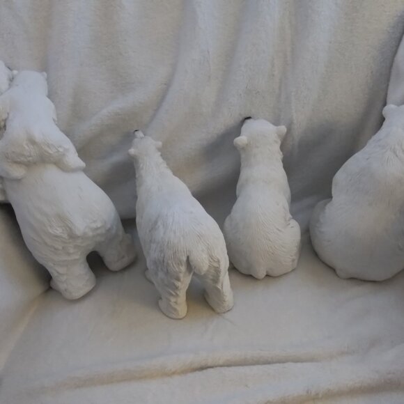 Family of polar bears 4 pcs - Picture 2 of 2